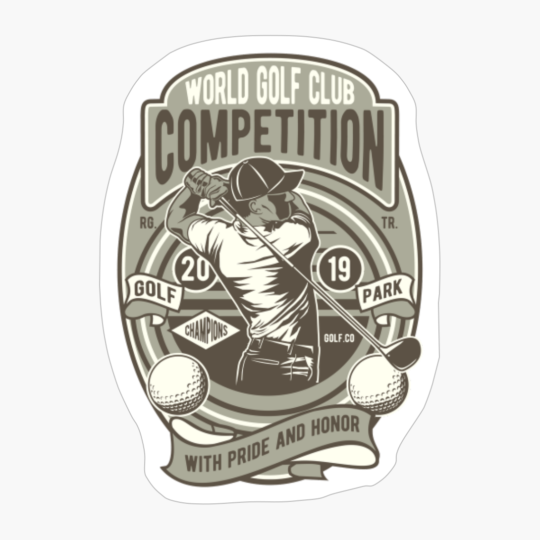 World Golf Club Competition - A Funny Present For A Golfer Who Loves Golf Humor!