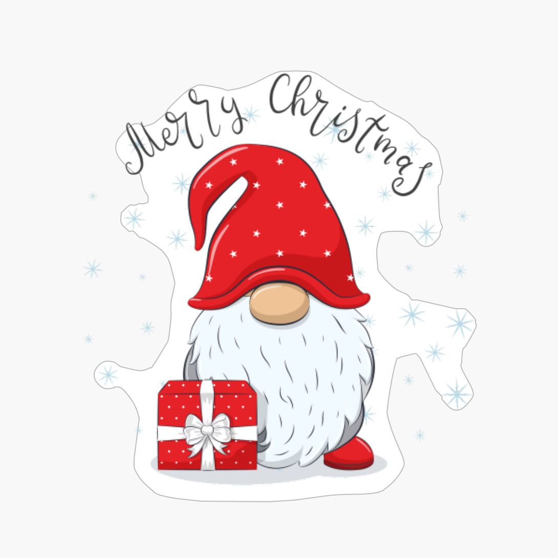 Cute Gnome Celebrating Christmas Holiday - A Funny Xmas Gift For Everybody!