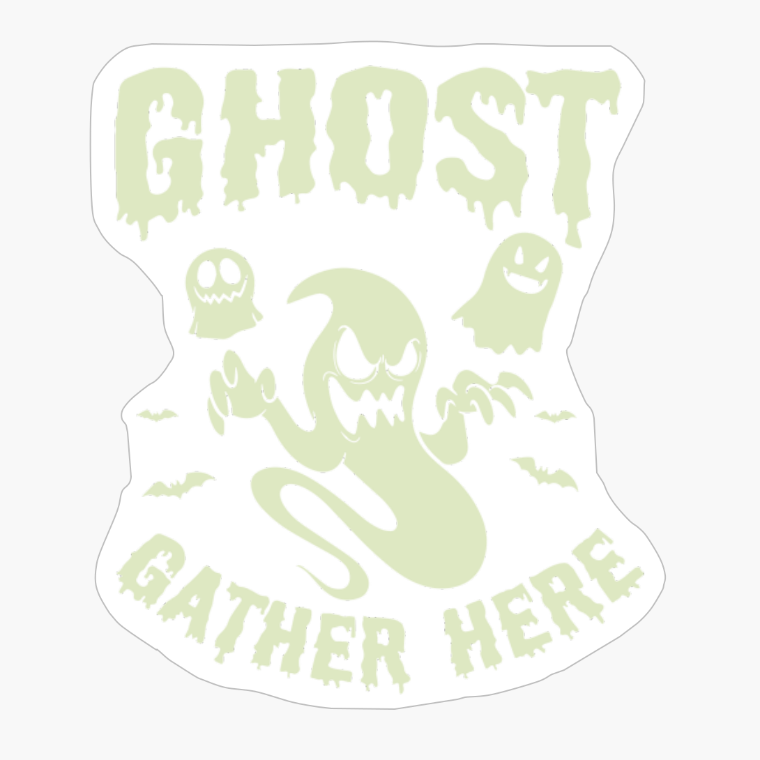 Ghost Gather Here Scare Sorcerer Pumpkins Halloween Son