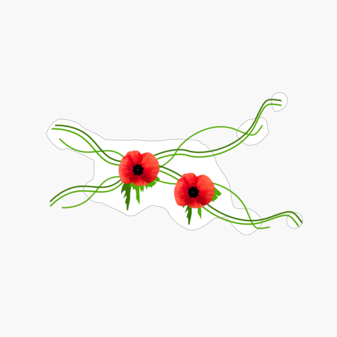 Remembrance Day Poppy Design.