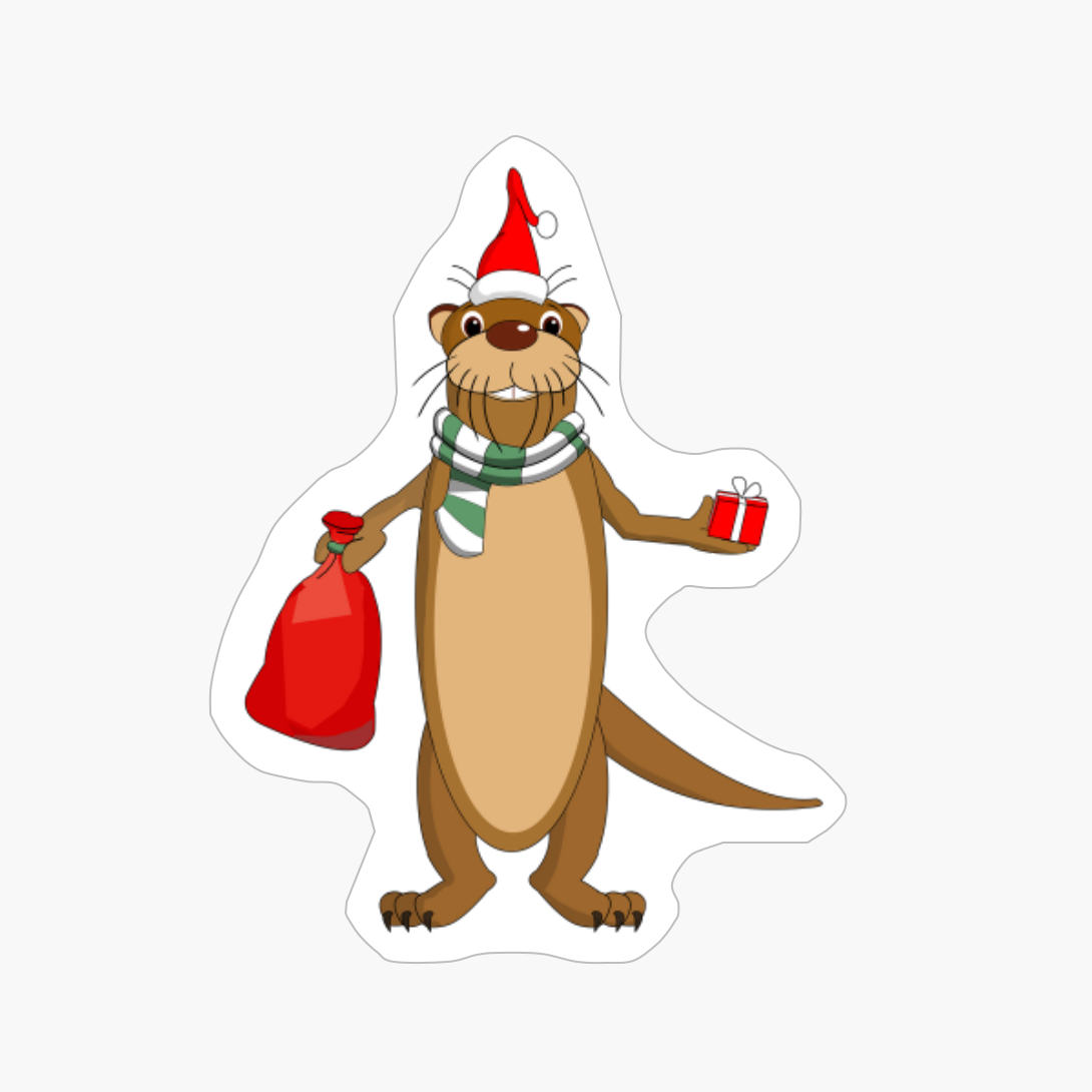Ottermas Christmas Otter