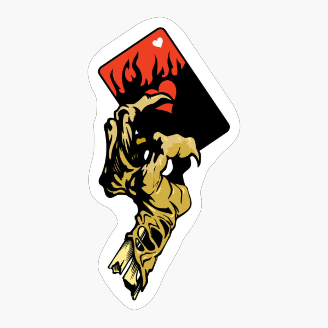 Monster Hand With Card