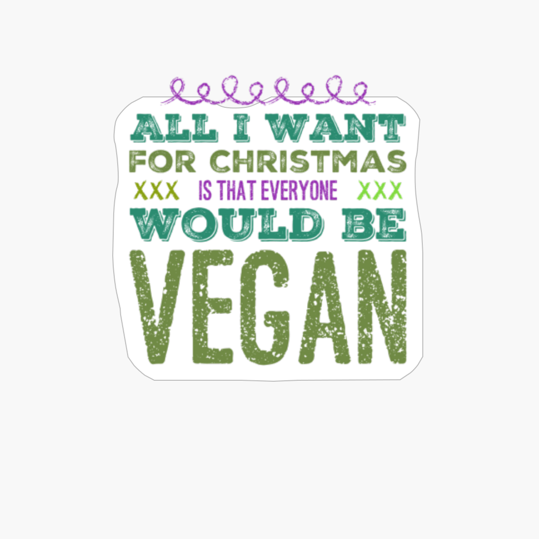 Vegan Christmas, Funny Vegan, Vegan Humor, Vegan Xmas, Vegan Chistmas Gift