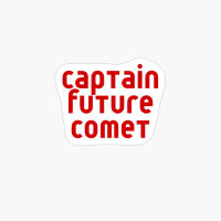 Captain Future Comet Typography