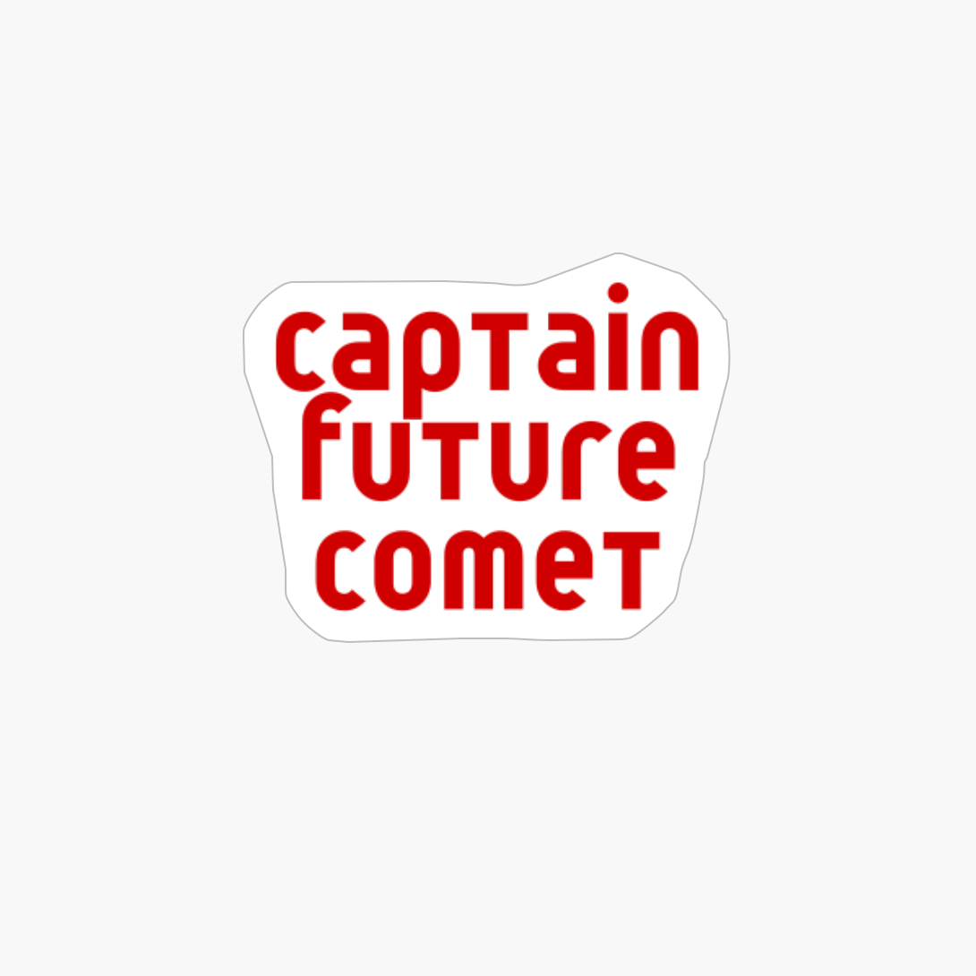 Captain Future Comet Typography