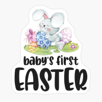 Bunny And Eggs Baby's First Easter