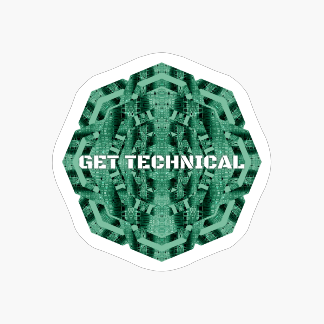 Get Technical #12 Geomatric Line Pattern