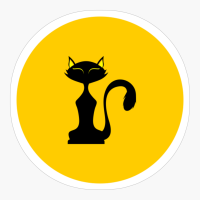 Black Kittie And Full Moon