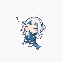 Gawr Gura Questioning Chibi Hololive