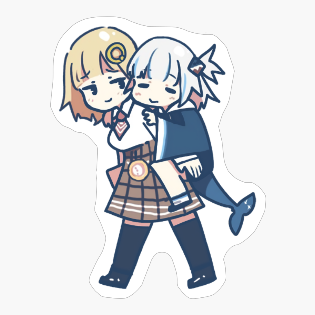 Amelia Watson Gawr Gura Sleeping Chibi Hololive