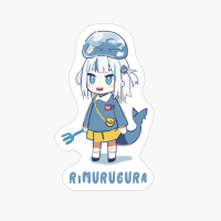 Gawr Gura X Rimuru Chibi Hololive Tensei Shitara Slime Datta Ken Text Ver