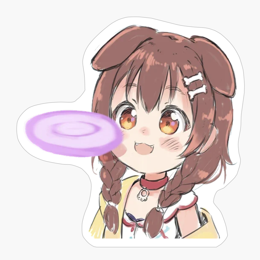 Inugami Korone Frisbee