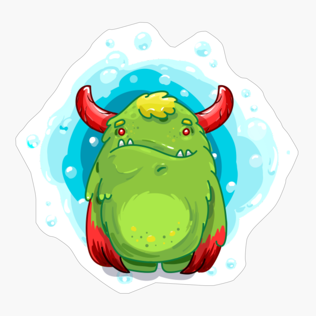Cute Burly Friendly Monster