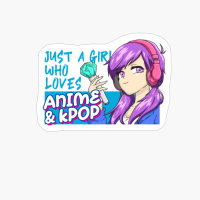 Anime K-pop Shirt - Just A Girl Who Loves Anime & K-Pop