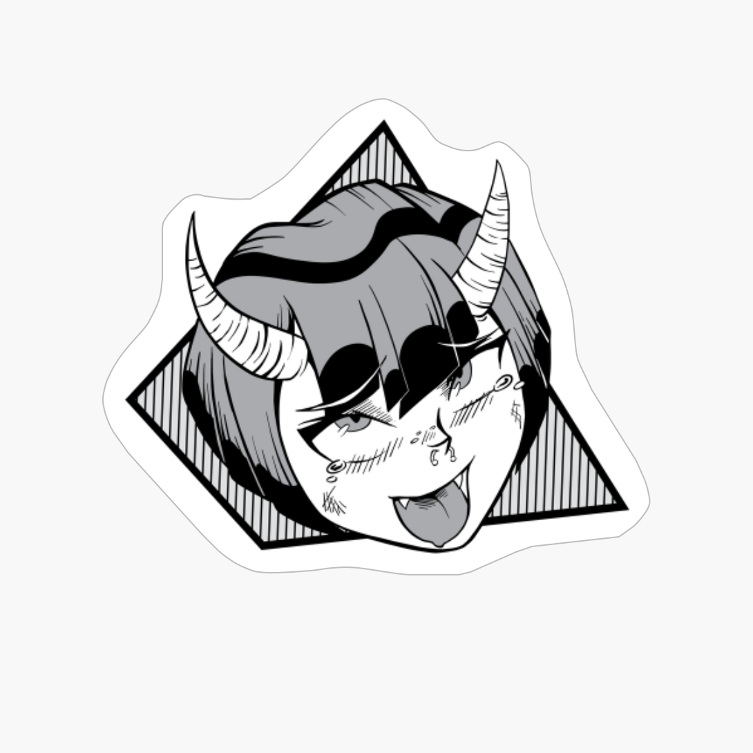 Anime Demon Girl Ahegao