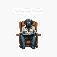 Black Labrador: "My Dog Is My Therapist"
