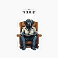 Black Labrador: "My Dog Is My Therapist"