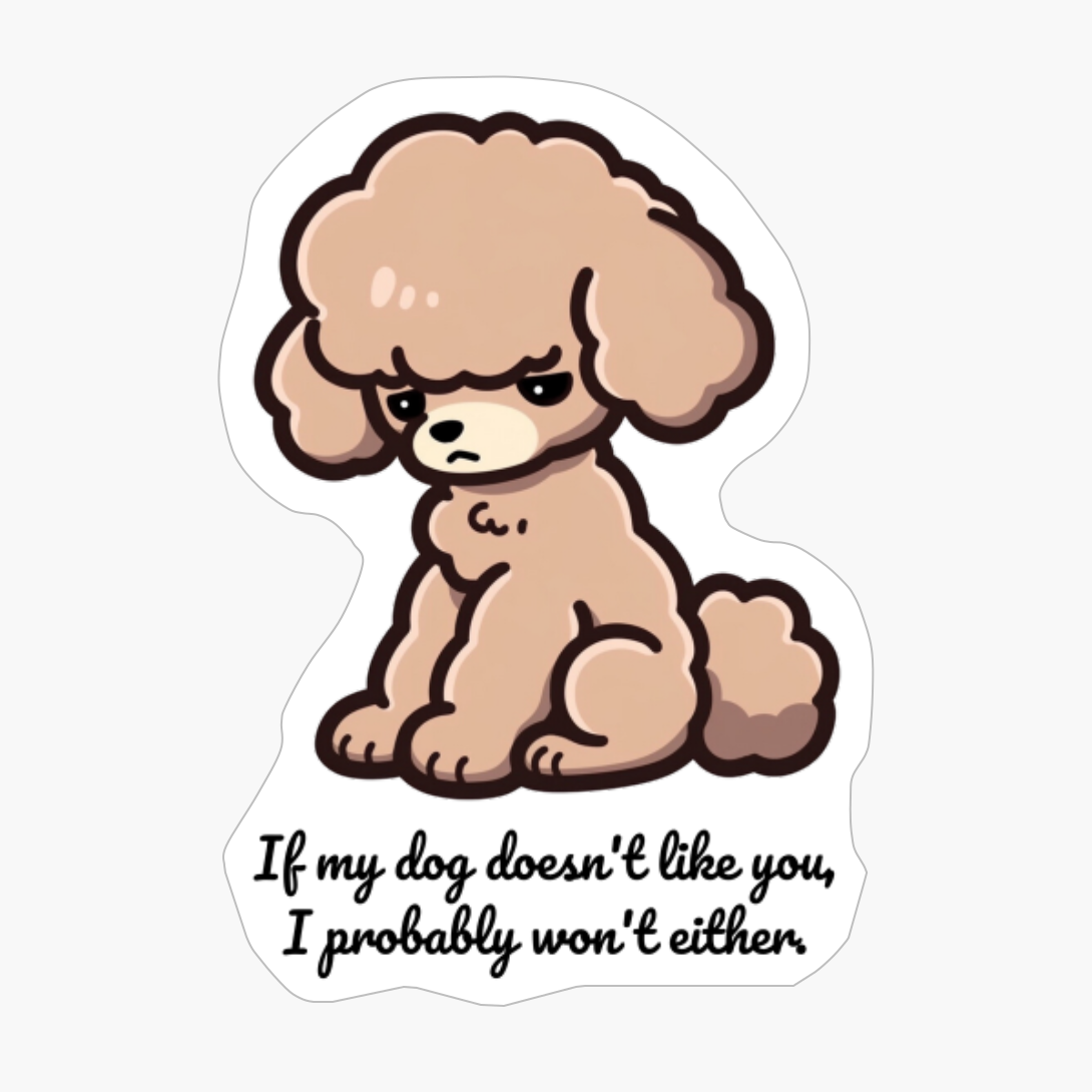 Poodle: "If My Dog Doesnt Like You, I Probably Wont Either."