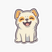 Adorable Cartoon Style Dog