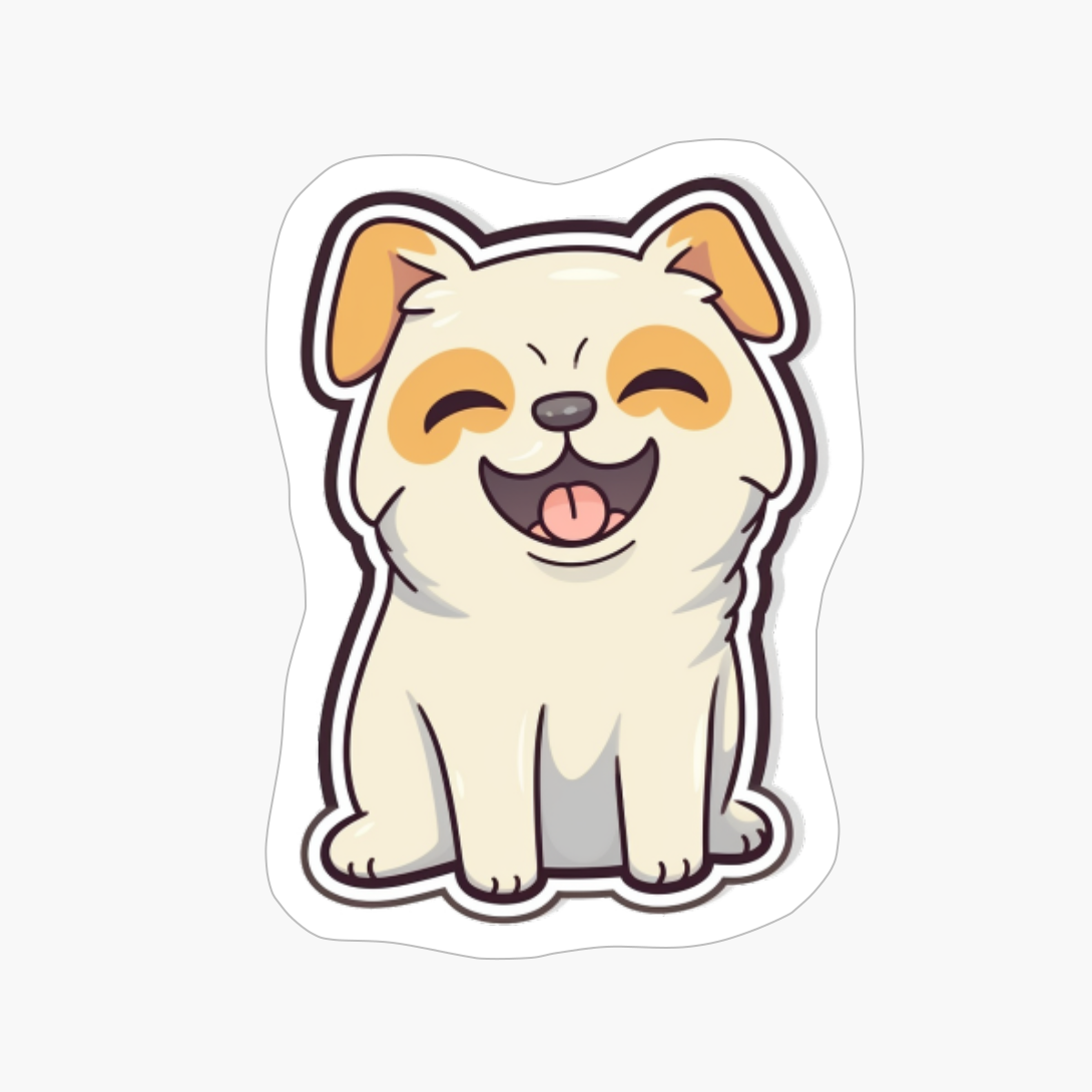 Adorable Cartoon Style Dog