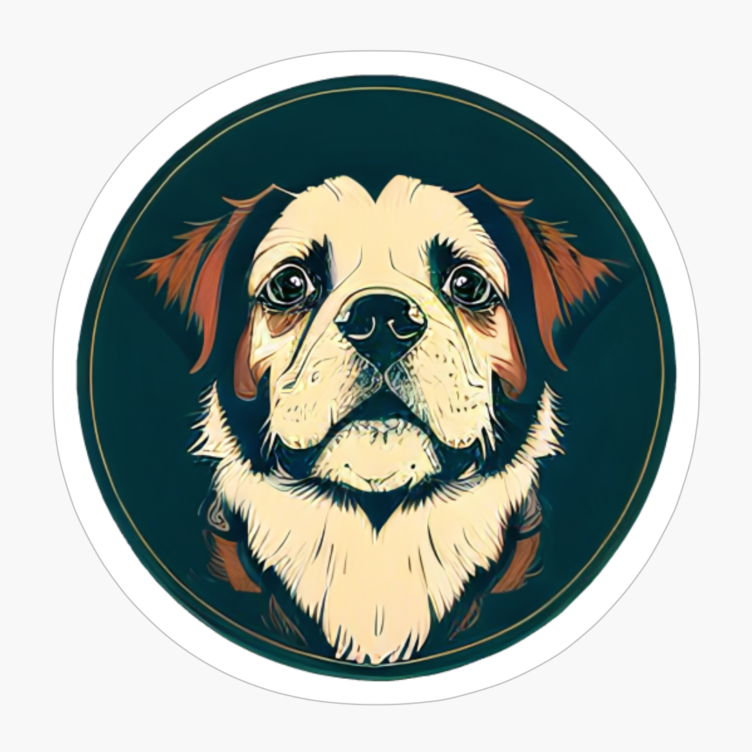 Adult Dog Portrait, Best Friend Dog. Dog Lovers, Dog Mom, Dog Dad