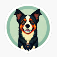 Smiling Adult Dog, Very Happy. Dog Lovers, Dog Mom, Dog Dad