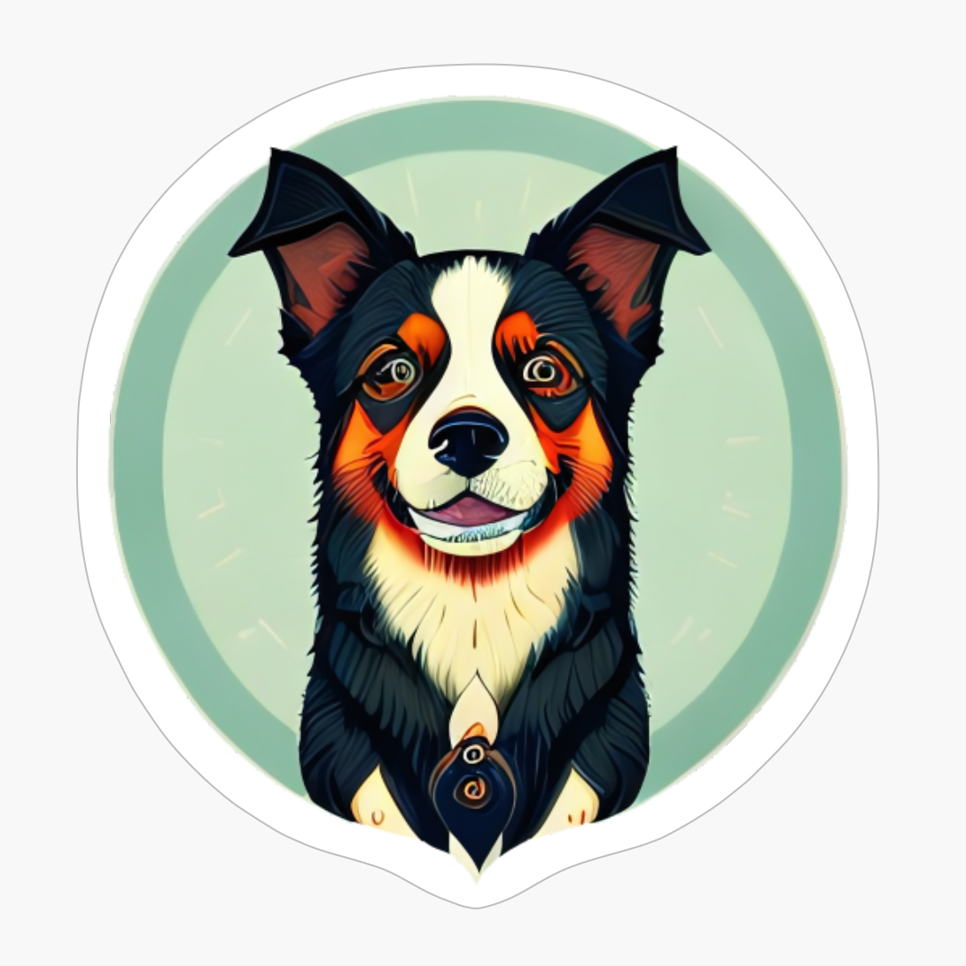 Smiling Adult Dog, Very Happy. Dog Lovers, Dog Mom, Dog Dad