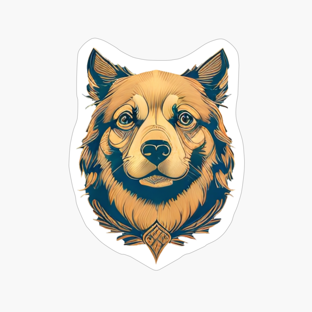 Adult Dog Head Portrait, Dog Lovers