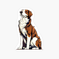 Happy And Proud Brown And White Dog, Dog Lovers