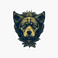 Adult Dog Head Portrait, Serious Dog, Dog Lovers