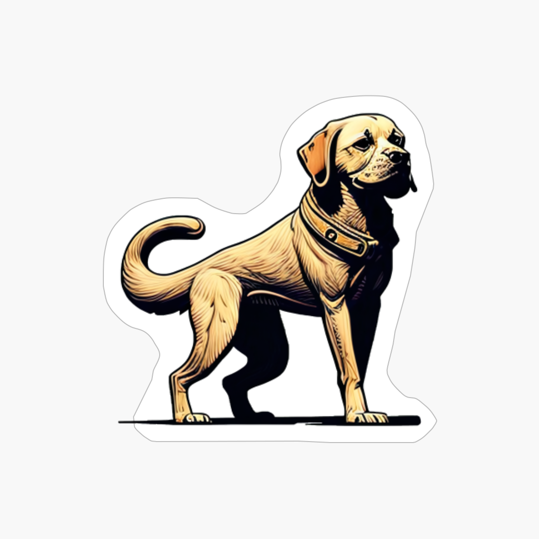 Adult Dog Standing Up, Dog Lovers