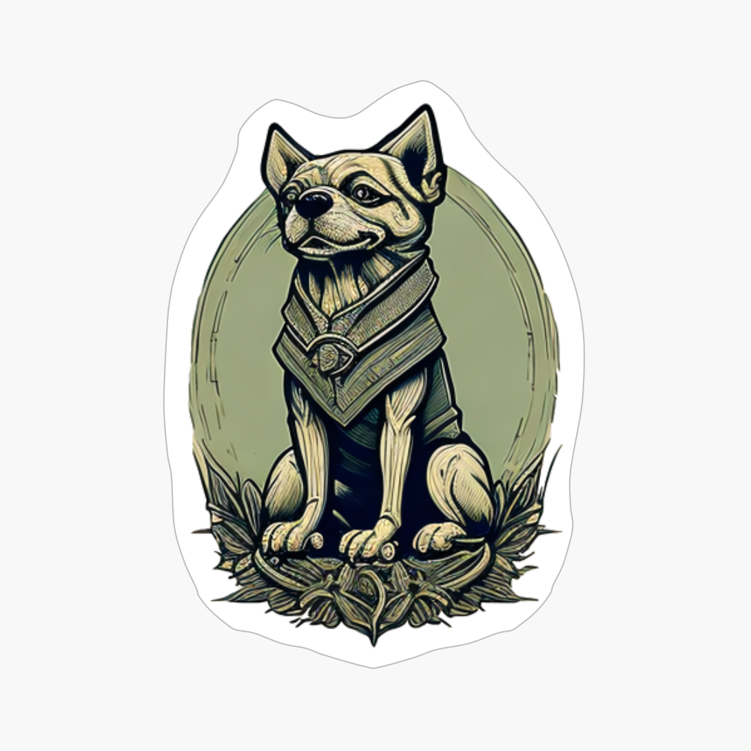 Little Dog Portrait With Cool Vest, Dog Lovers