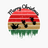 Santas Sleigh Pulled By Squirrels