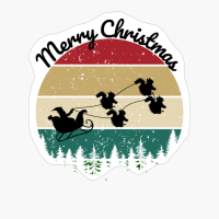 Santas Sleigh Pulled By Squirrels