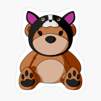 Boston Terrier Hat Teddy Bear