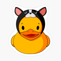 French Bulldog Hat Rubber Duck