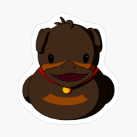 Rottweiler Dog Rubber Duck