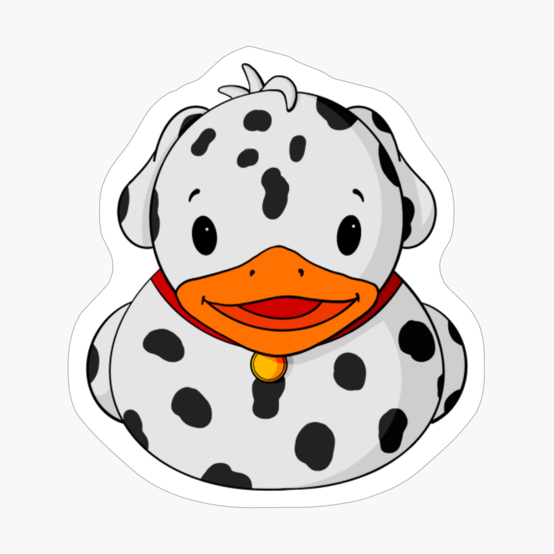 Dalmatian Dog Rubber Duck