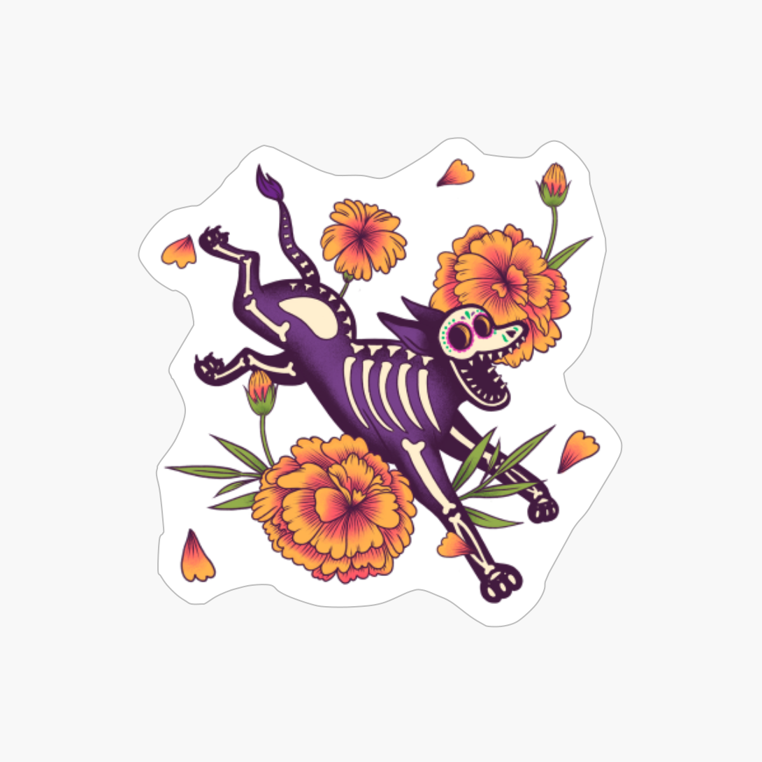 Dead Of The Dead Sugar Skull Dog