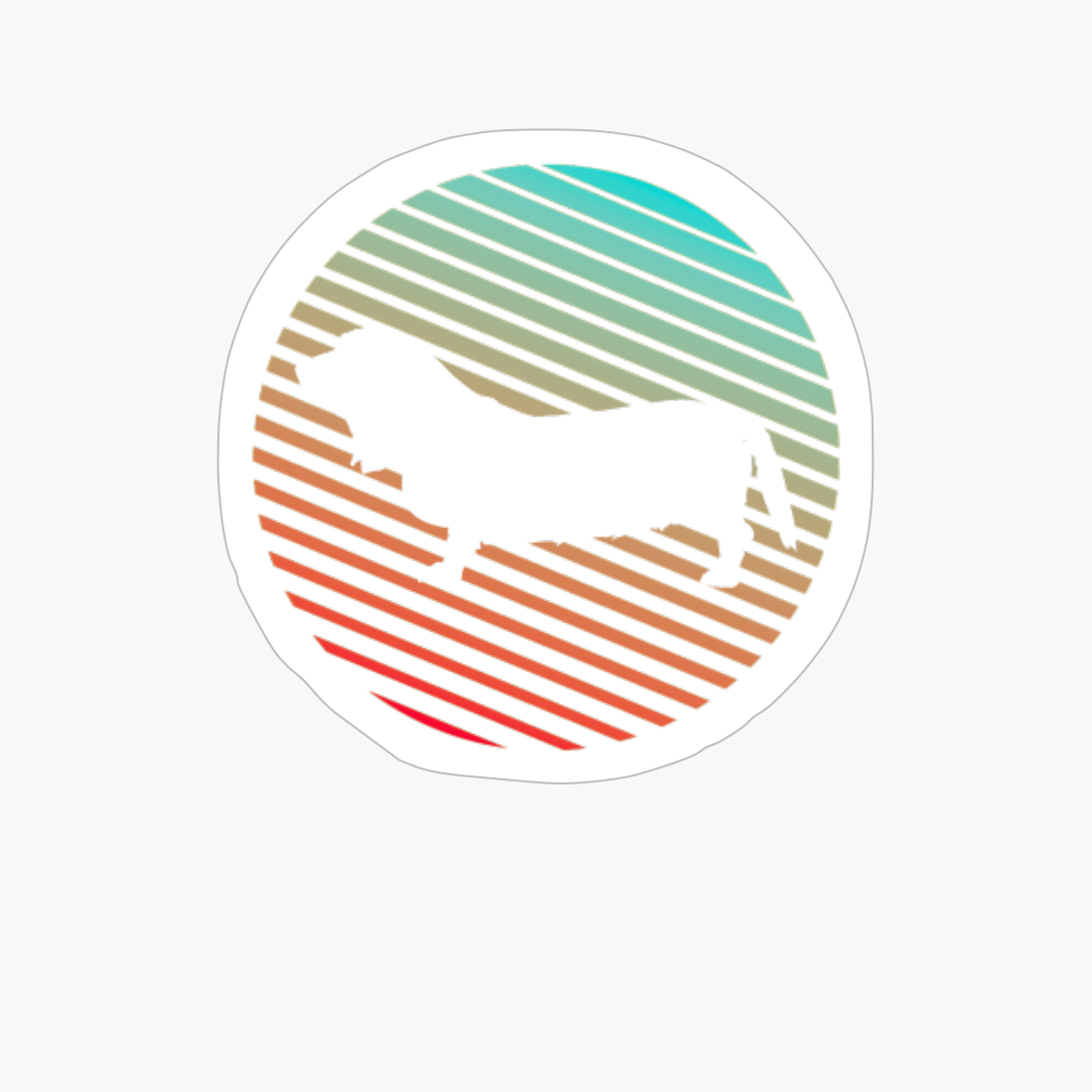 Retro Basset Hound Dog