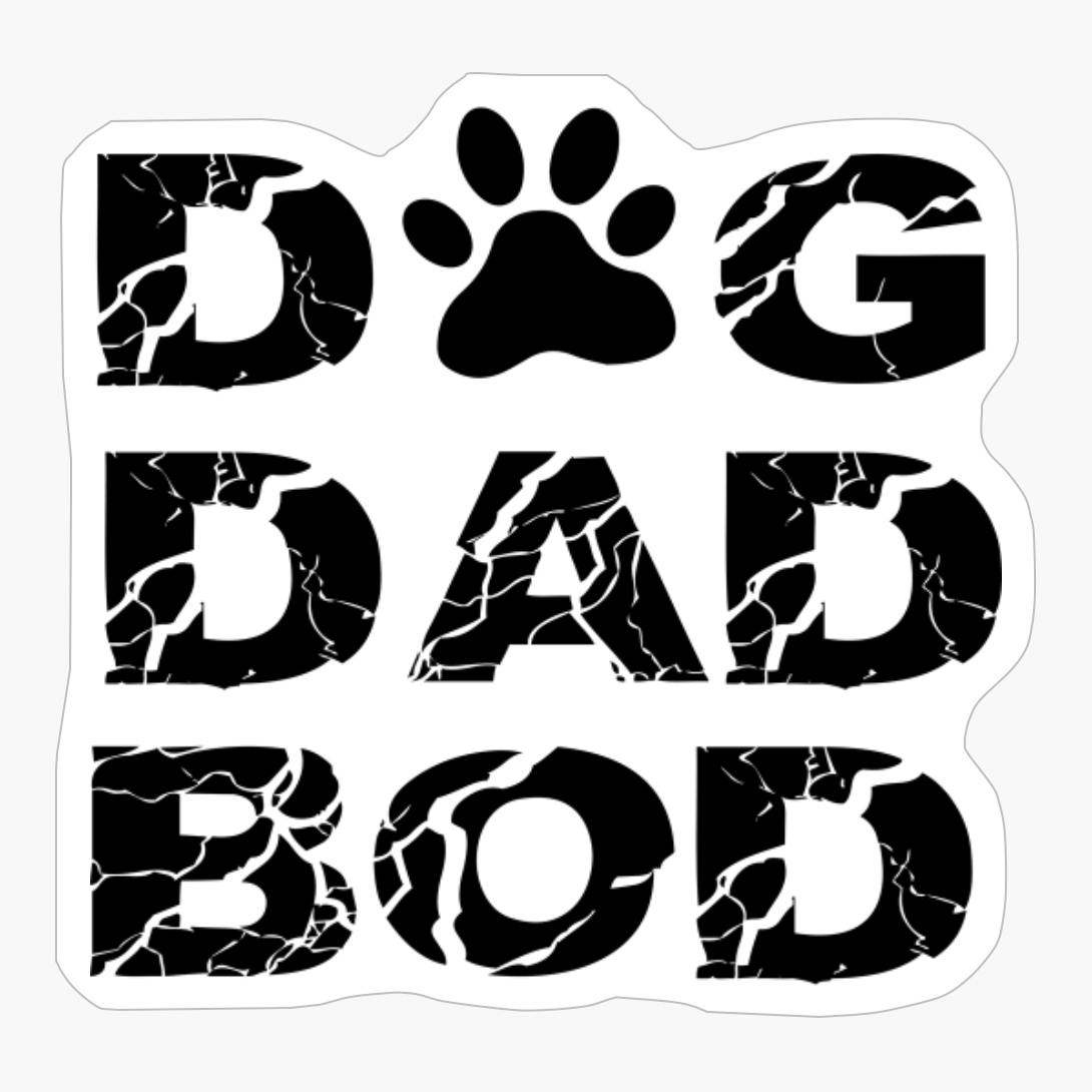 Mens Funny Pet Owner Fitness / Dog Dad Bod Shirt Tee