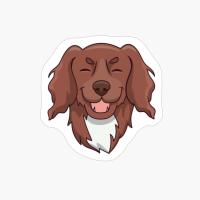 Smiling Hairy Puppy Dog Cute Funny Doggy Lovers