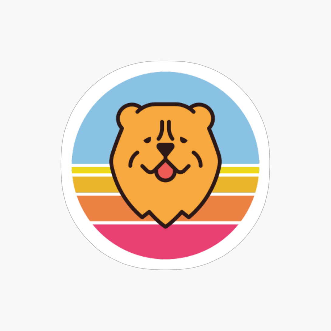 Sunset Walk With My Chow Chow