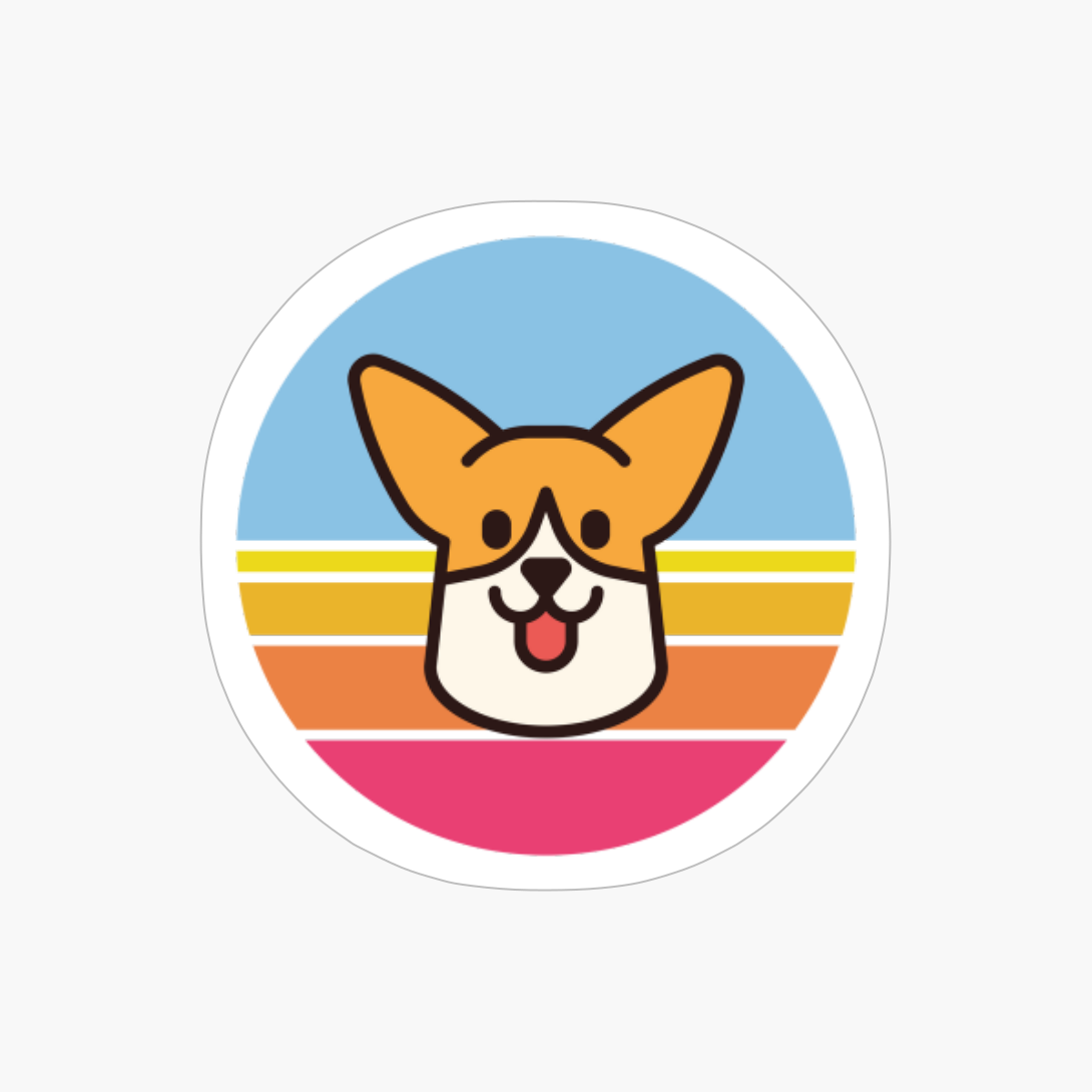 Sunset Walk With My Pembroke Welsh Corgi