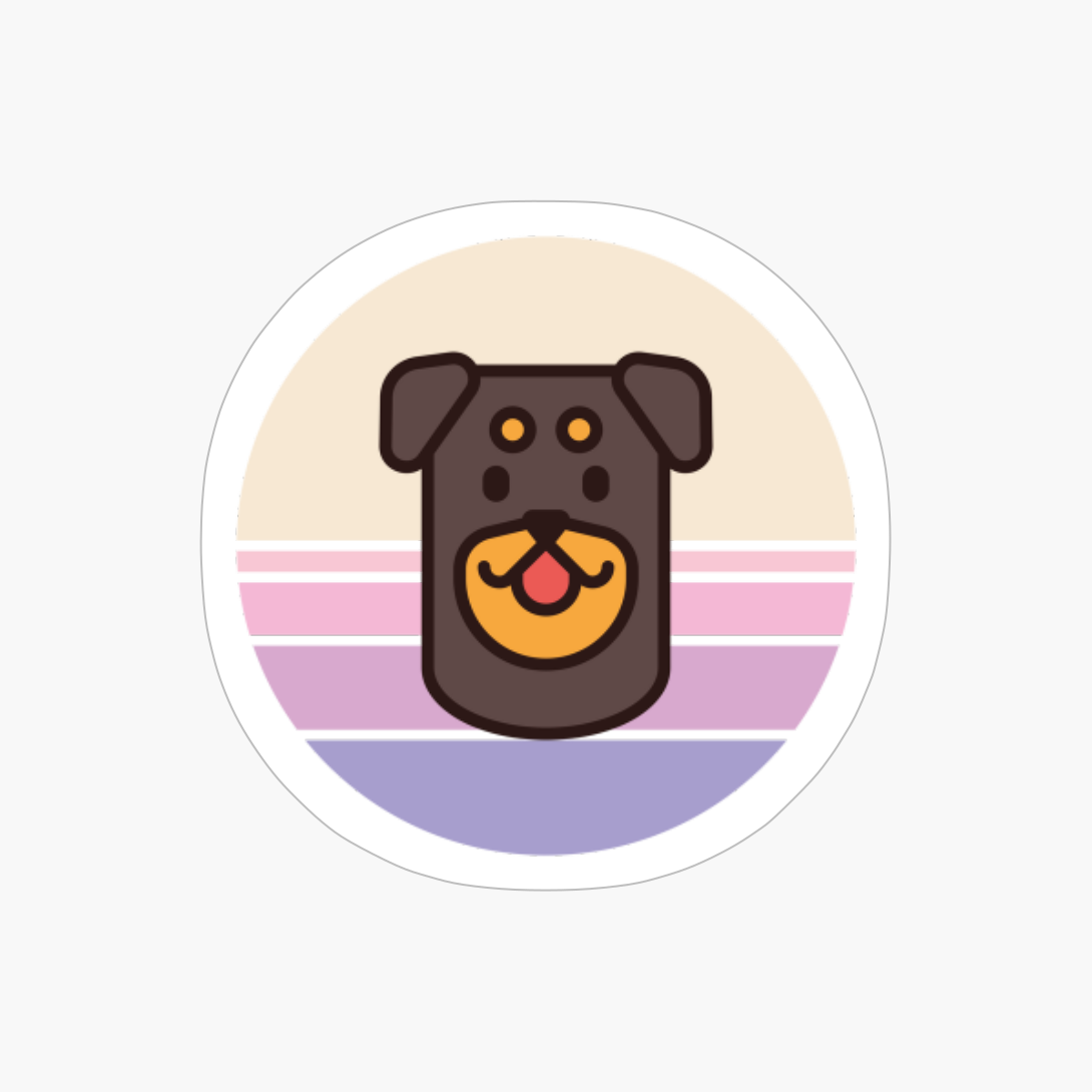 Sunset Walk With My Rottweiler