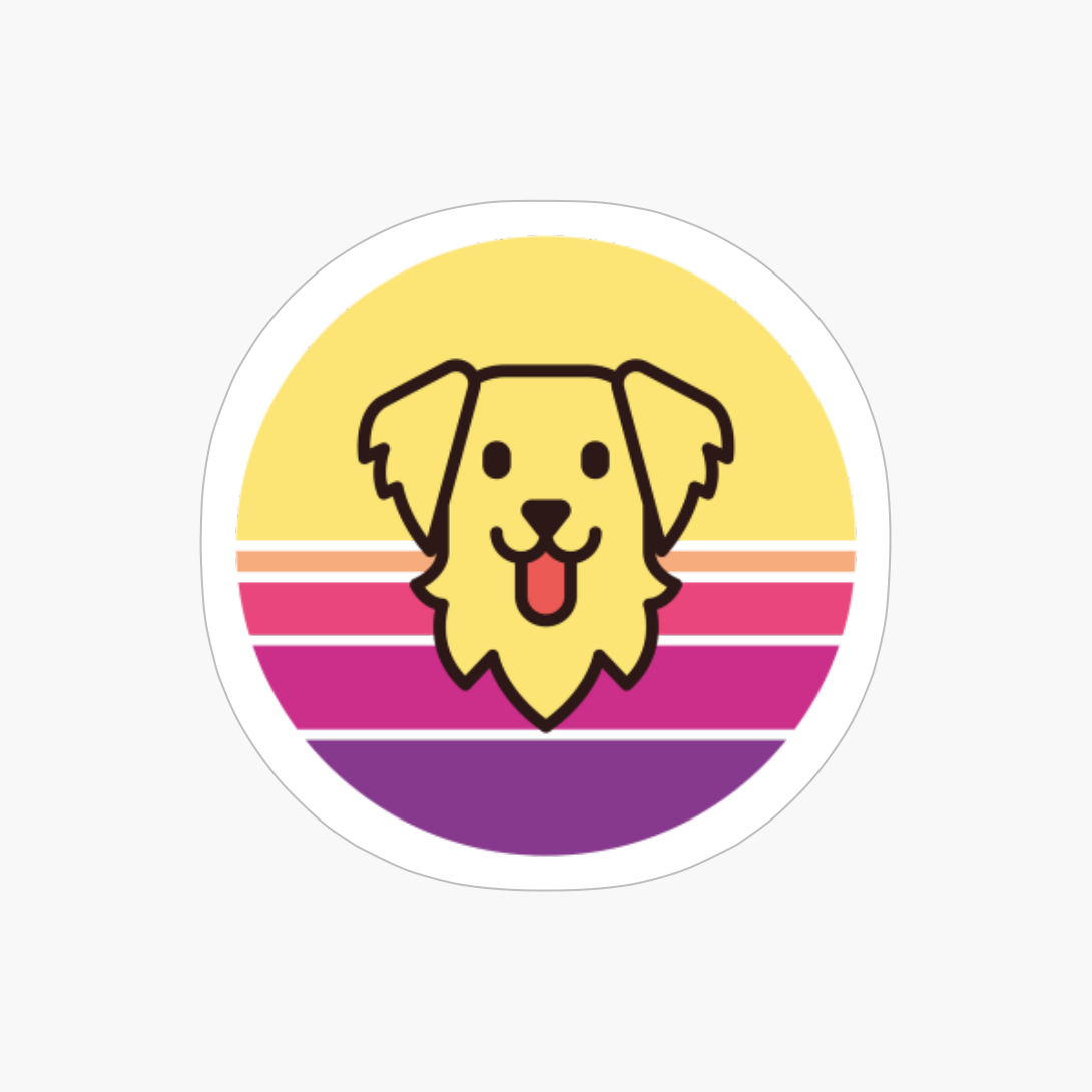 Sunset Walk With My Golden Retriever