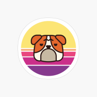 Sunset Walk With My Bulldog