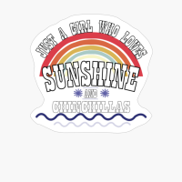 Chinchilla Dog Owner Sunshine Lovers Cool Retro Vintage