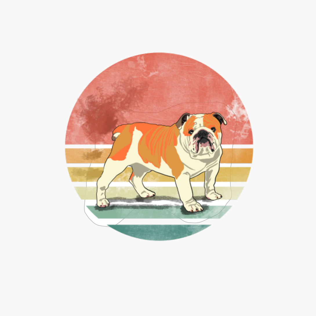 Vintage Bulldog Dog