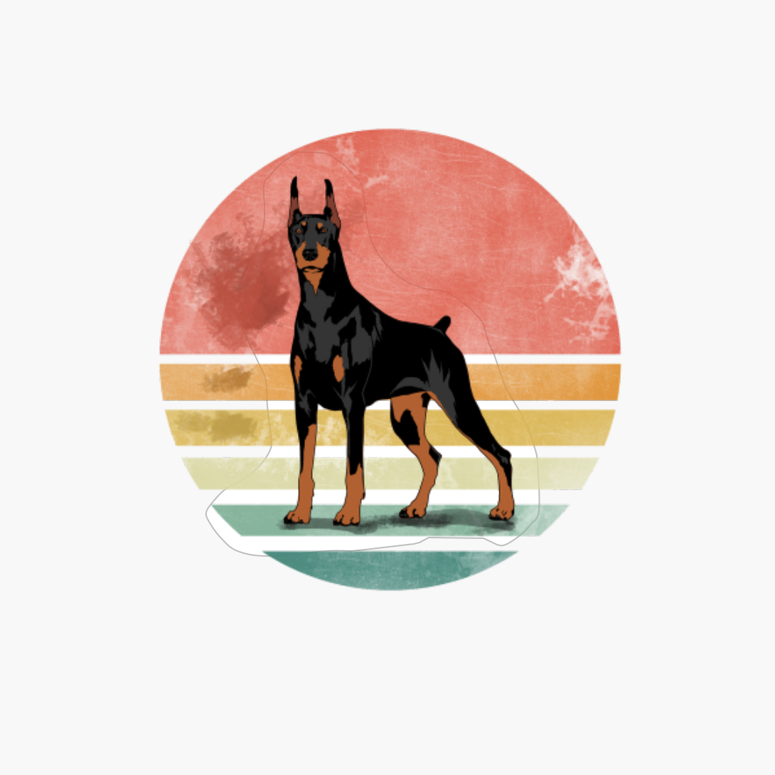 Vintage Doberman Dog